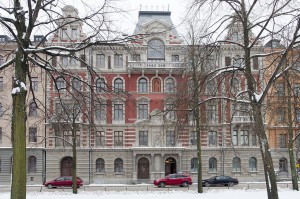 Militärsällskapet i Stockholm. Valhallavägen 104.